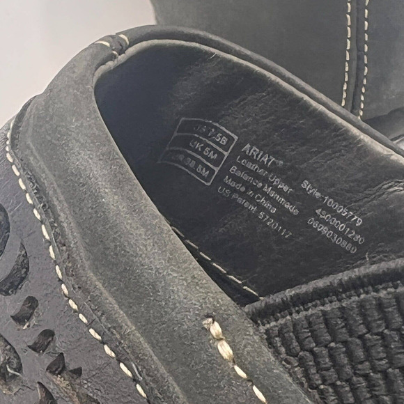 Ariat 10005779 Southlake Brushed Black Leather Mule Clog Size 7.5 - Picture 8 of 11